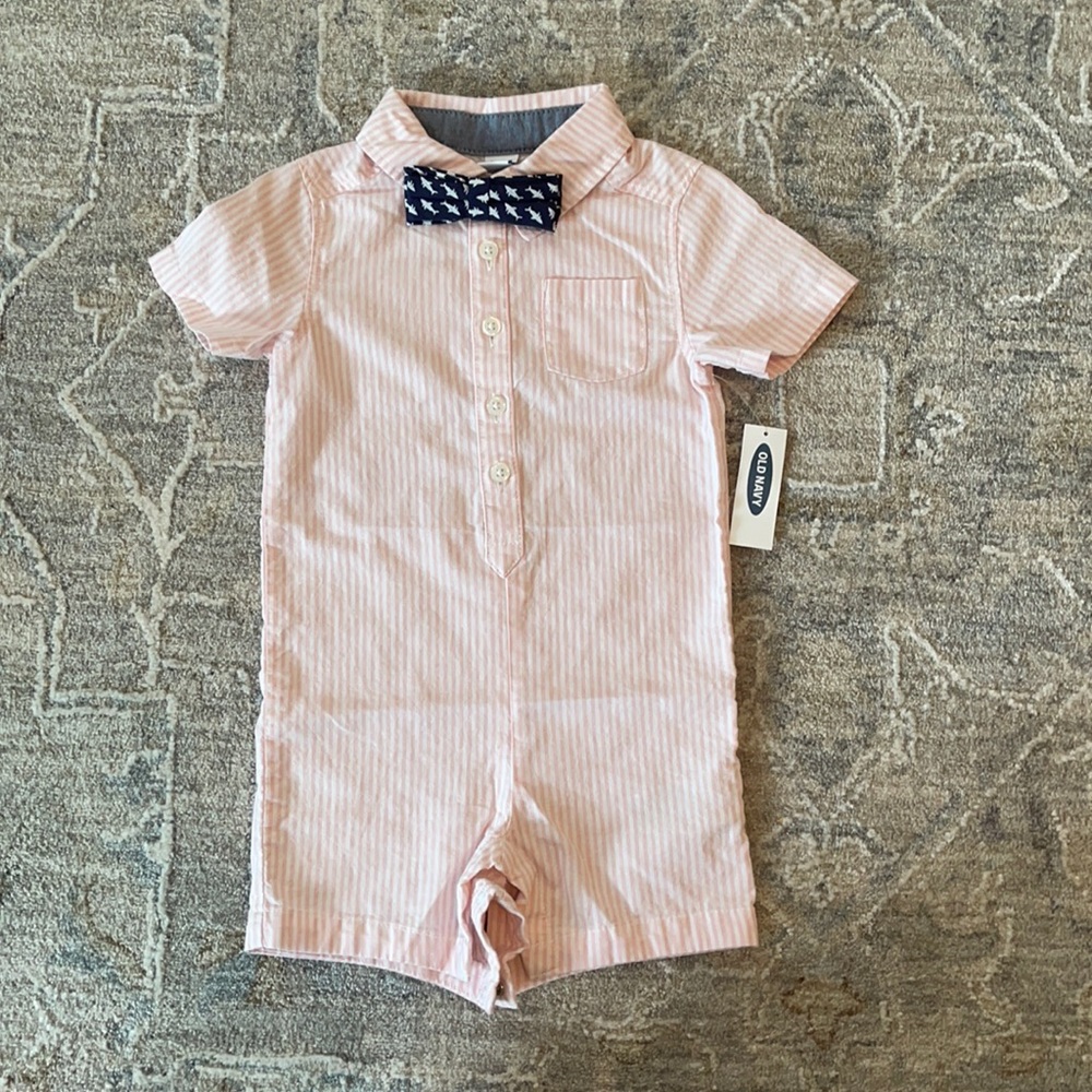 Old Navy boys shortie romper, NWT